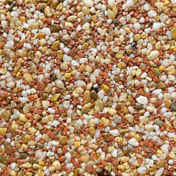 Machu Picchu resin-bound aggregate colour sample